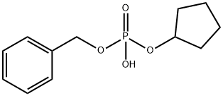 Benzyl cyclopentyl hydrogen phosphate Struktur