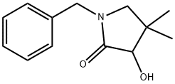 1-芐基-3-羥基-4,4-二甲基吡咯烷-2-酮, 565430-90-2, 結(jié)構(gòu)式