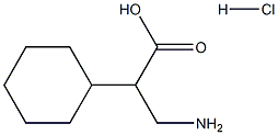 a-(Aminomethyl)cyclohexaneacetic acid HCl Struktur