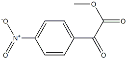 Methyl 2-(4-nitrophenyl)-2-oxoacetate Struktur