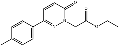 ETHYL (3-(4-METHYLPHENYL)-6-OXO-1(6H)-PYRIDAZINYL)ACETATE Struktur