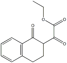 2-氧代-2-(1-氧代-1,2,3,4-四氫萘-2-基)乙酸乙酯, 58199-07-8, 結(jié)構(gòu)式