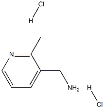 (2-メチルピリジン-3-イル)メタンアミン二塩酸塩 化學(xué)構(gòu)造式