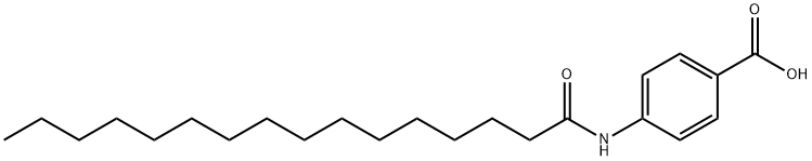 4-PALMITAMIDOBENZOIC ACID Struktur