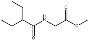 methyl 2-(2-ethylbutanamido)acetate Struktur