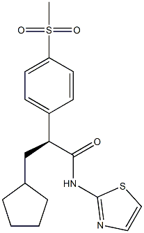 (S)-3-CYCLOPENTYL-2-(4-METHANESULFONYL-PHENYL)-N-THIAZOL-2-YL-PROPIONAMIDE|