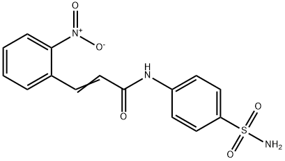 (2E)-3-(2-nitrophenyl)-N-(4-sulfamoylphenyl)prop-2-enamide Struktur