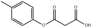 3-oxo-3-(p-tolyloxy)propanoic acid Struktur