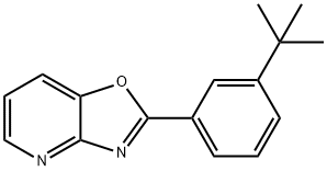 2-(3-(tert-Butyl)phenyl)oxazolo[4,5-b]pyridine Struktur