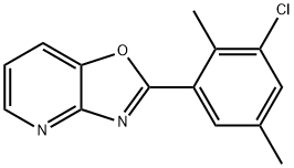 2-(3-Chloro-2,5-dimethylphenyl)oxazolo[4,5-b]pyridine Struktur