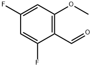 2,4-Difluoro-6-methoxybenzaldehyde Struktur