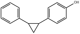 4-(2-Phenylcyclopropyl)phenol Struktur