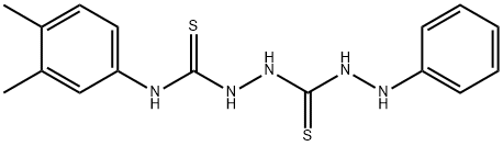 1-ANILINO-6-(3,4-XYLYL)-2,5-DITHIOBIUREA Struktur