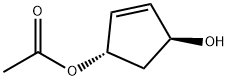 4-Cyclopentene-1,3-diol, monoacetate, (1S-trans)- (9CI)