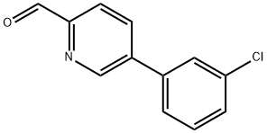 5-(3-Chlorophenyl)picolinaldehyde Struktur