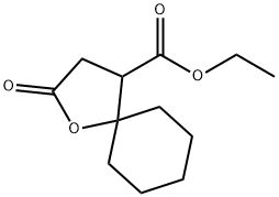 ethyl 2-oxo-1-oxaspiro[4.5]decane-4-carboxylate Struktur