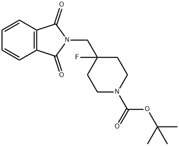 tert-butyl 4-((1,3-dioxoisoindolin-2-yl)methyl)-4-fluoropiperidine-1-carboxylate