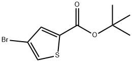 tert-Butyl 4-bromothiophene-2-carboxylate Struktur