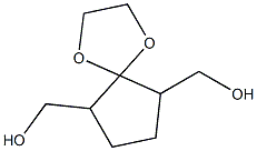 1,4-Dioxaspiro[4.4]nonane-6,9-dimethanol Struktur