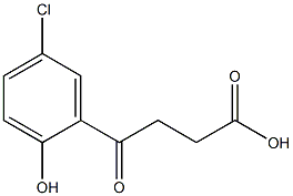 4-(5-Chloro-2-hydroxyphenyl)-4-oxobutanoic acid Struktur