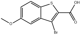 3-Bromo-5-methoxybenzo[b]thiophene-2-carboxylic acid Struktur