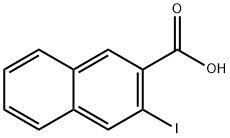 3-iodo-2-naphthoic acid Struktur