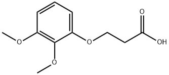 3-(2,3-Dimethoxyphenoxy)propanoic acid Struktur