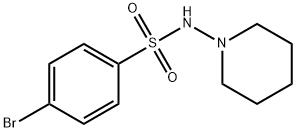 4-Bromo-N-(piperidin-1-yl)benzenesulfonamide Struktur