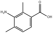 3-Amino-2,4-dimethylbenzoic acid Struktur