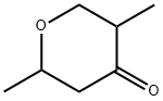 2,5-Dimethyldihydro-2H-pyran-4(3H)-one Struktur