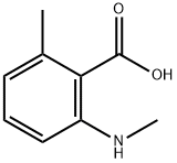 2-Methyl-6-methylamino-benzoic acid Struktur