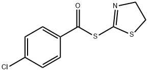 S-(4,5-dihydrothiazol-2-yl) 4-chlorobenzothioate Struktur