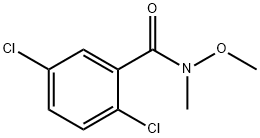 2,5-dichloro-N-methoxy-N-methylbenzamide Struktur