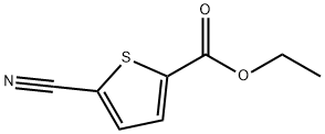 Ethyl 5-cyano-2-thiophenecarboxylate Struktur