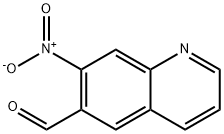 7-nitroquinoline-6-carbaldehyde Struktur