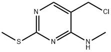 5-(chloromethyl)-N-methyl-2-(methylthio)-4-Pyrimidinamine Struktur