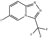 6-Iodo-3-(trifluoromethyl)-[1,2,4]triazolo[4,3-a]pyridine Struktur