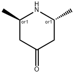 trans-2,6-Dimethyl-4-oxo-piperidine Struktur