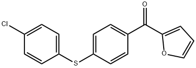 {4-[(4-chlorophenyl)sulfanyl]phenyl}(furan-2-yl)methanone Struktur