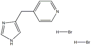 Pyridine,4-(1H-imidazol-4-ylmethyl)-,dihydrobromide Struktur