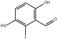 3,6-Dihydroxy-2-iodobenzaldehyde Struktur