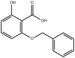 2-(Benzyloxy)-6-hydroxybenzoic acid Struktur