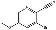 3-Bromo-5-methoxypicolinonitrile Struktur