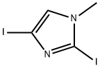 2,4-Diiodo-1-methyl-1H-imidazole Struktur