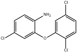 4-Chloro-2-(2,5-dichlorophenoxy)aniline Struktur