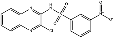 N-(3-chloroquinoxalin-2-yl)-3-nitrobenzenesulfonamide