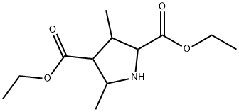 diethyl 3,5-dimethylpyrrolidine-2,4-dicarboxylate Struktur