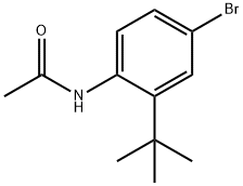 N-(2-tert-butyl-4-bromophenyl)acetamide Struktur