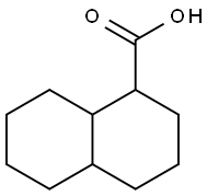 Decahydronaphthalene-1-Carboxylic Acid Struktur