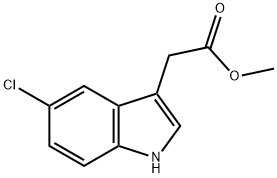 Methyl 2-(5-chloro-1H-indol-3-yl)acetate Struktur